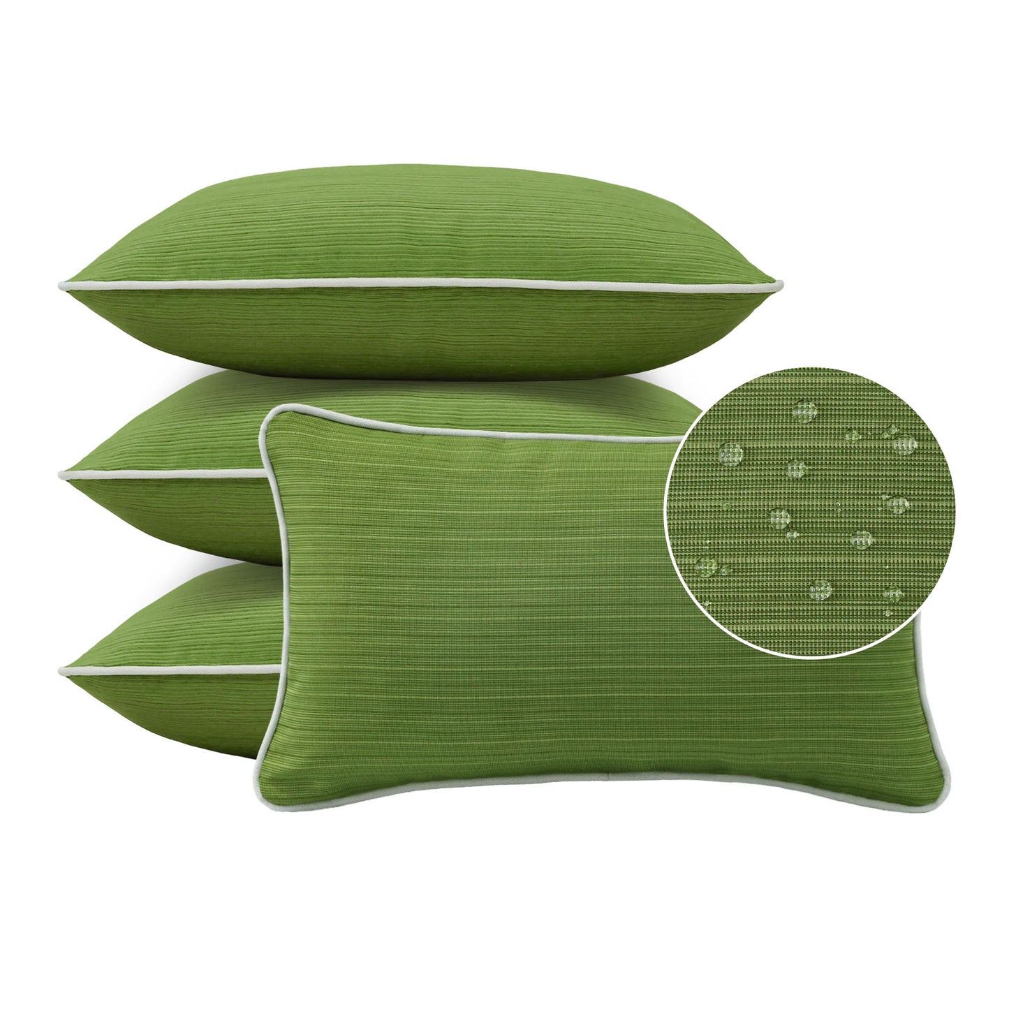 Unimatta Outdoor Pillow With Inserts Lawn Green