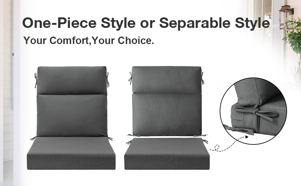 Unimatta Outdoor 44" x21" High Back Cushion