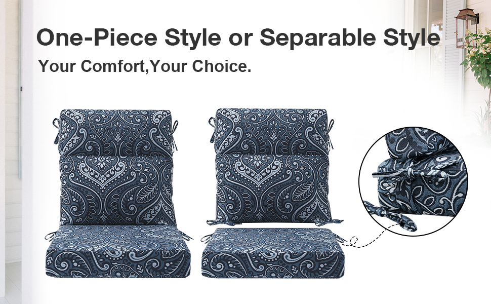Unimatta Outdoor 44" x21" High Back Cushion