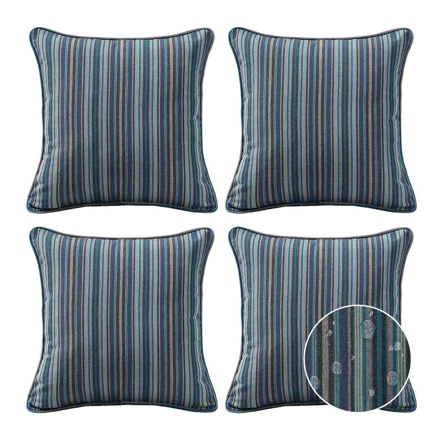 Sunbrella Outdoor Pillow With Inserts Troupe Dock