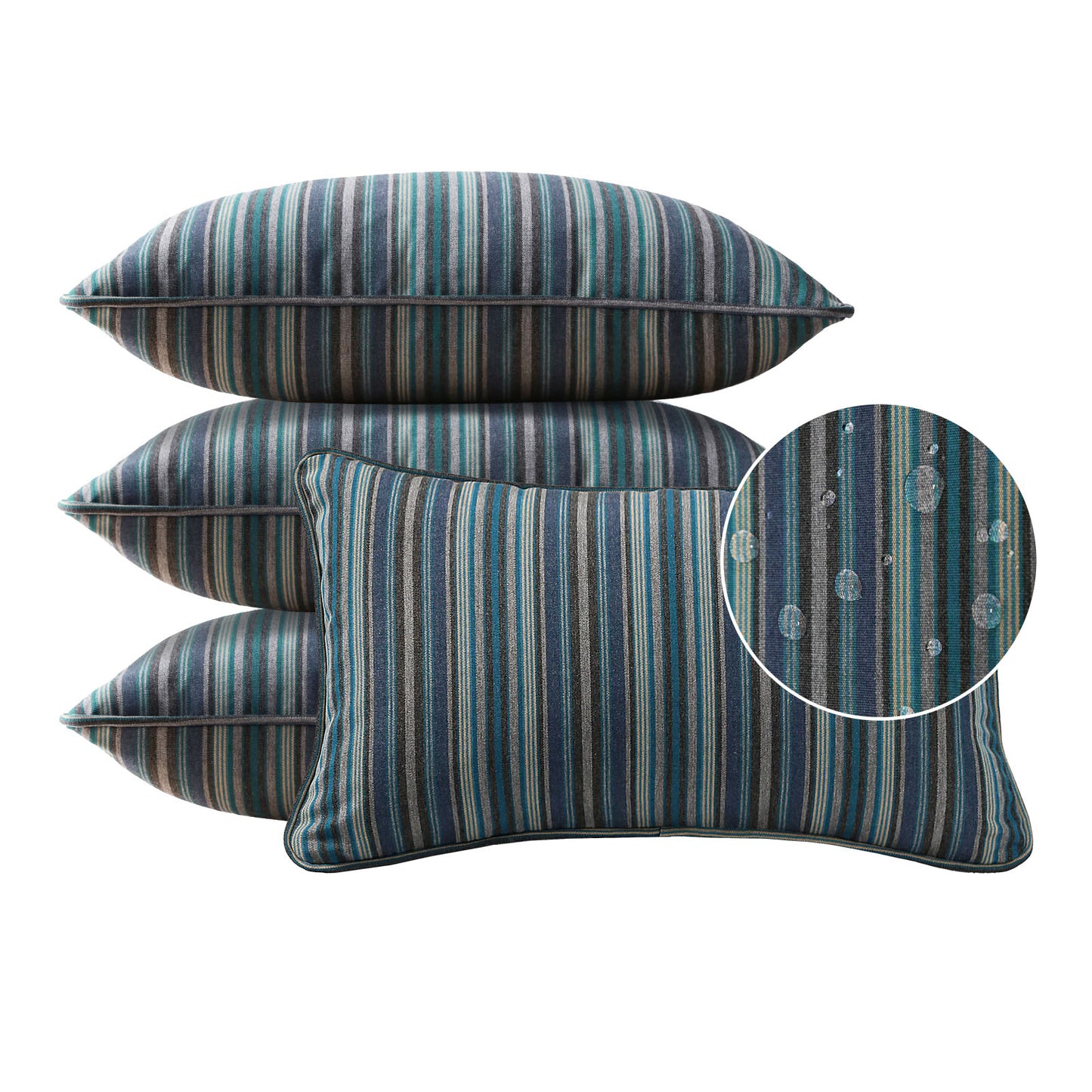 Sunbrella Outdoor Pillow With Inserts Troupe Dock