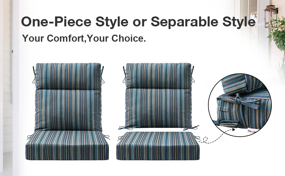 Unimatta Outdoor 44" x21" High Back Cushion