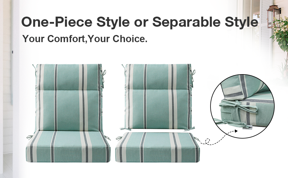 Unimatta Outdoor 44" x21" High Back Cushion