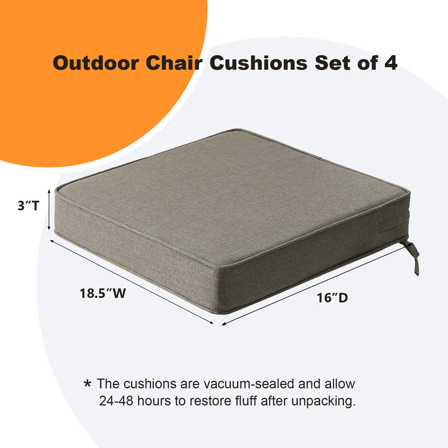Unimatta Outdoor Seat Cushion