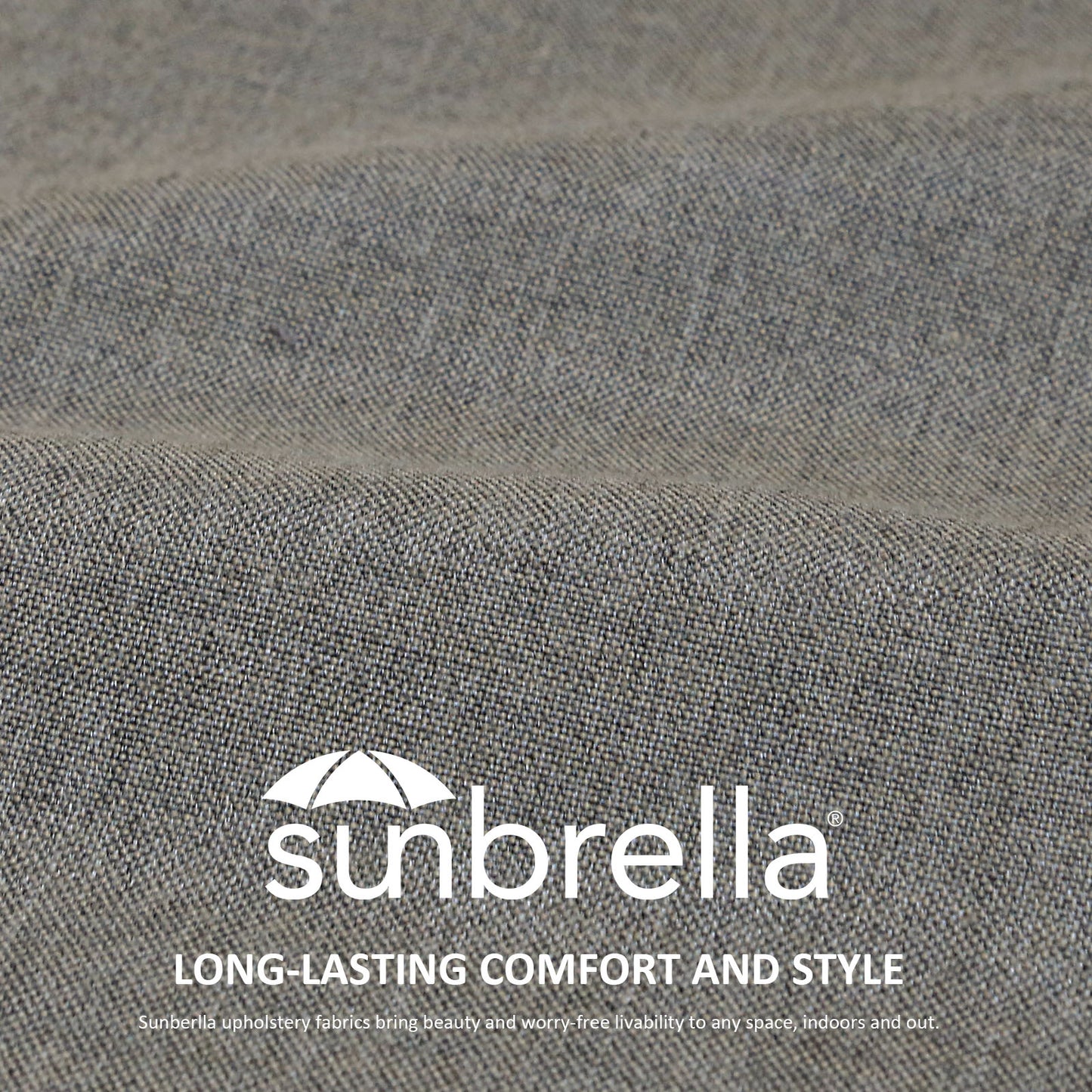 Sunbrella Outdoor 24" x24" Deep Seat Cushion Cast Shale