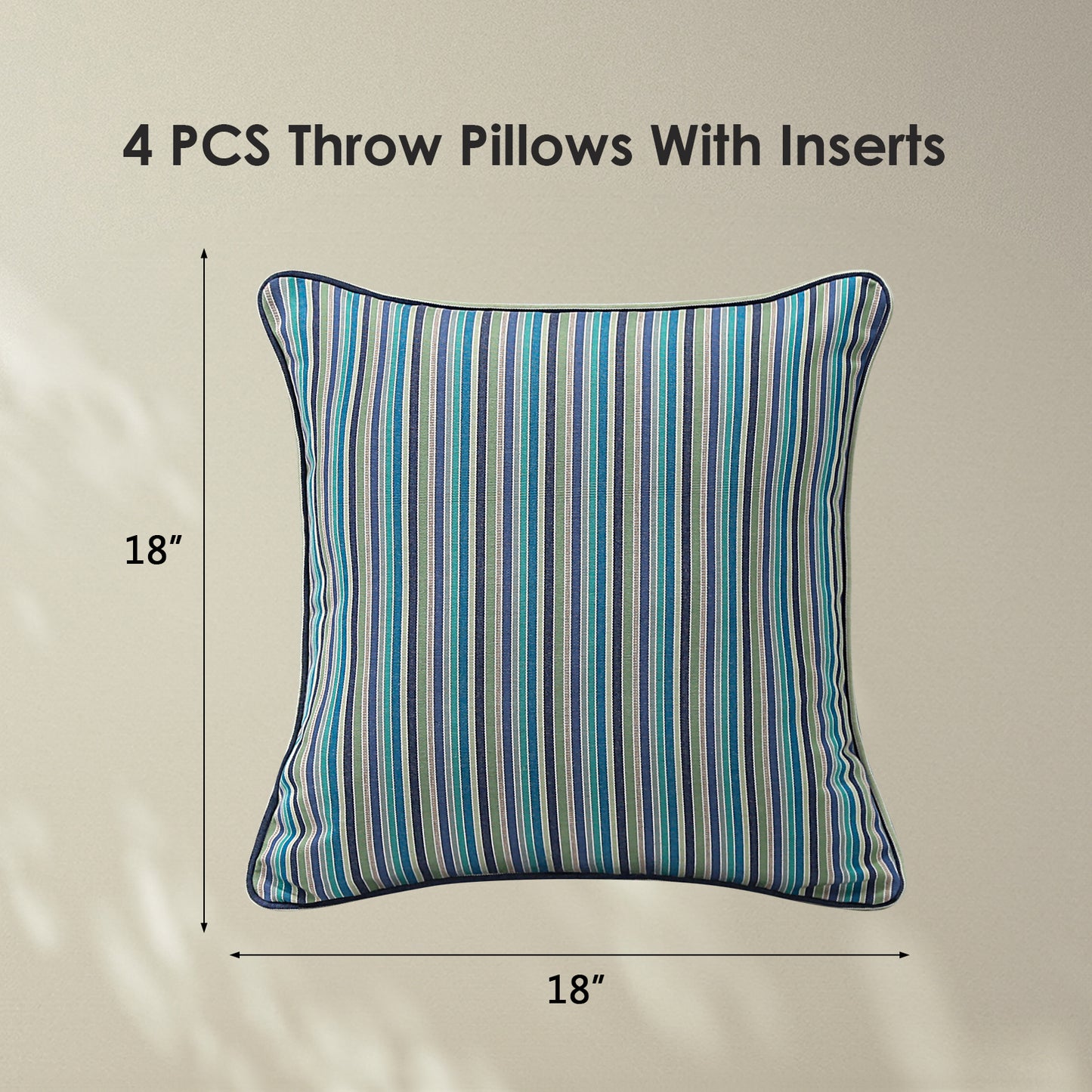Unimatta Outdoor Pillow With Inserts