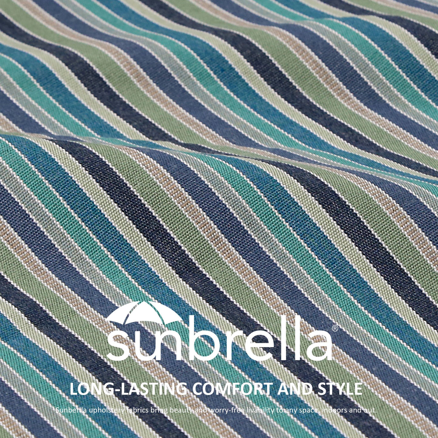 Sunbrella Outdoor 24" x24" Deep Seat Cushion Swell Turquoise