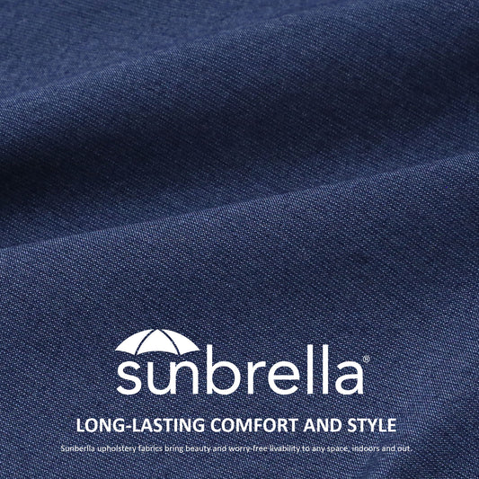 Sunbrella Outdoor Pillow With Inserts Specrtum indigo