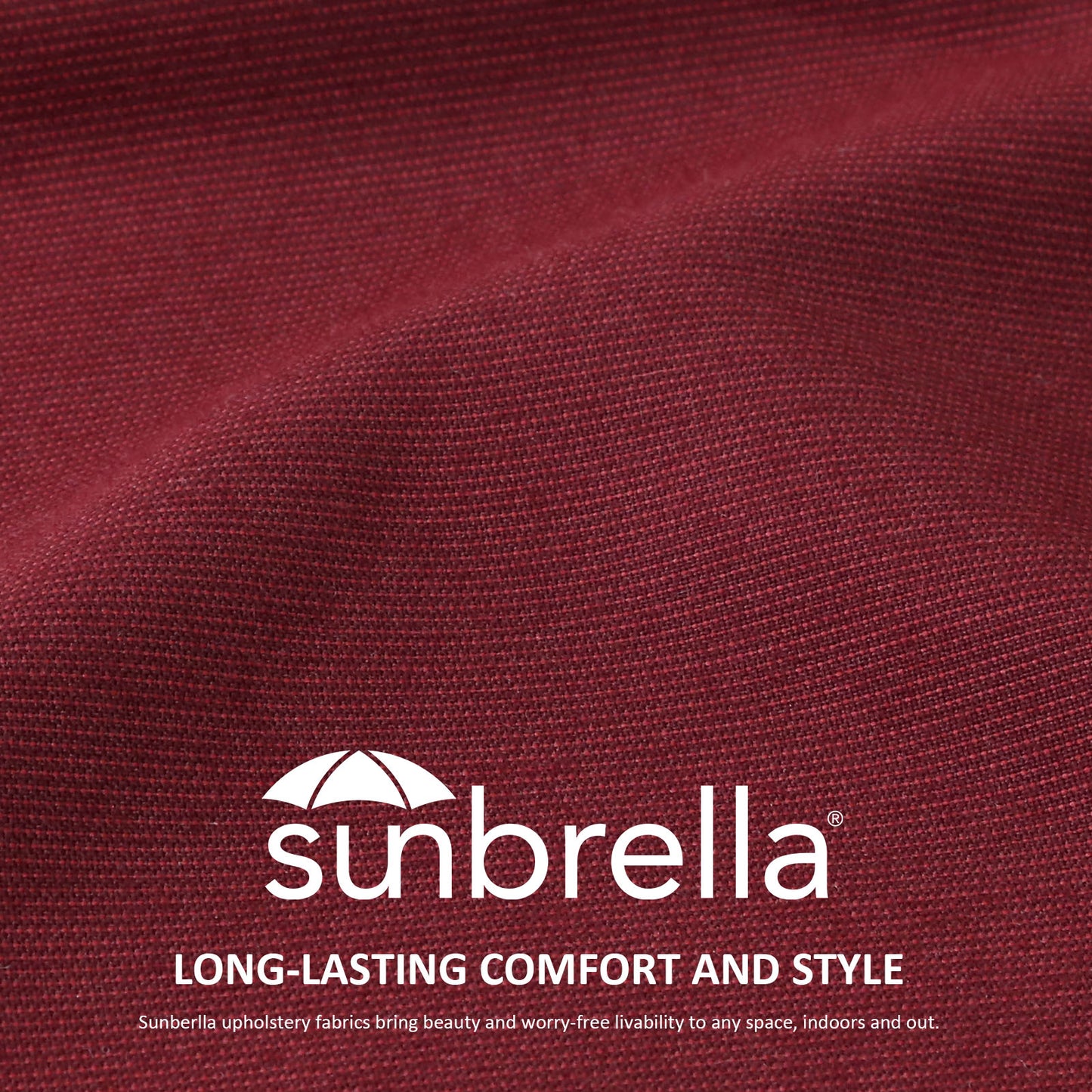 Sunbrella Outdoor 24" x24" Deep Seat Cushion Spectrum Ruby