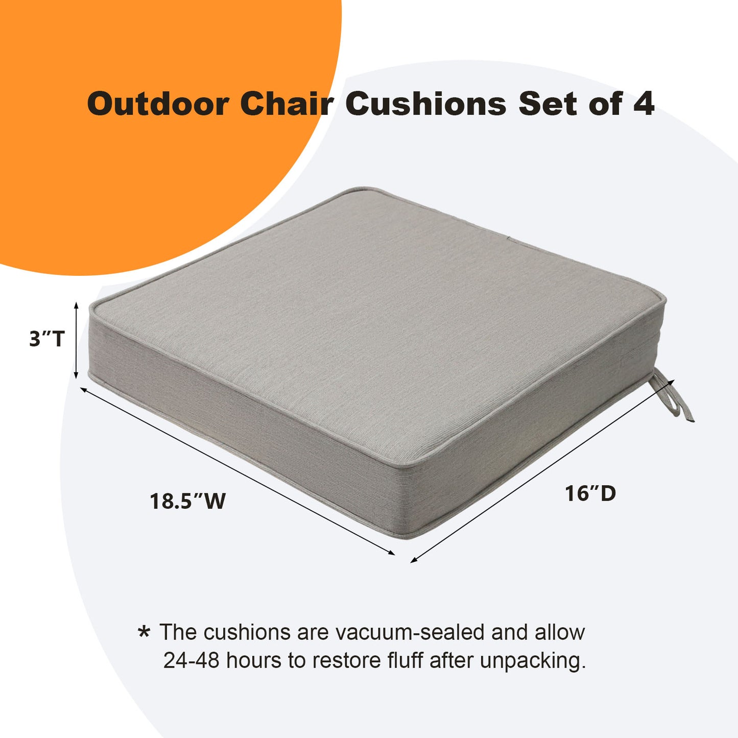 Unimatta Outdoor Seat Cushion