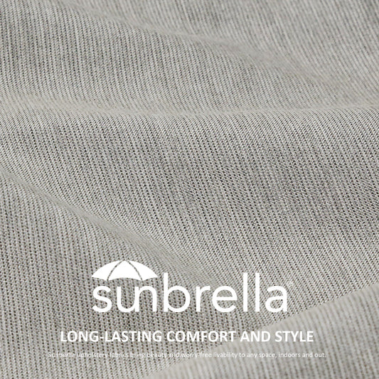 Sunbrella Outdoor 44" x21" High Back Cushion Specrtum Pebble