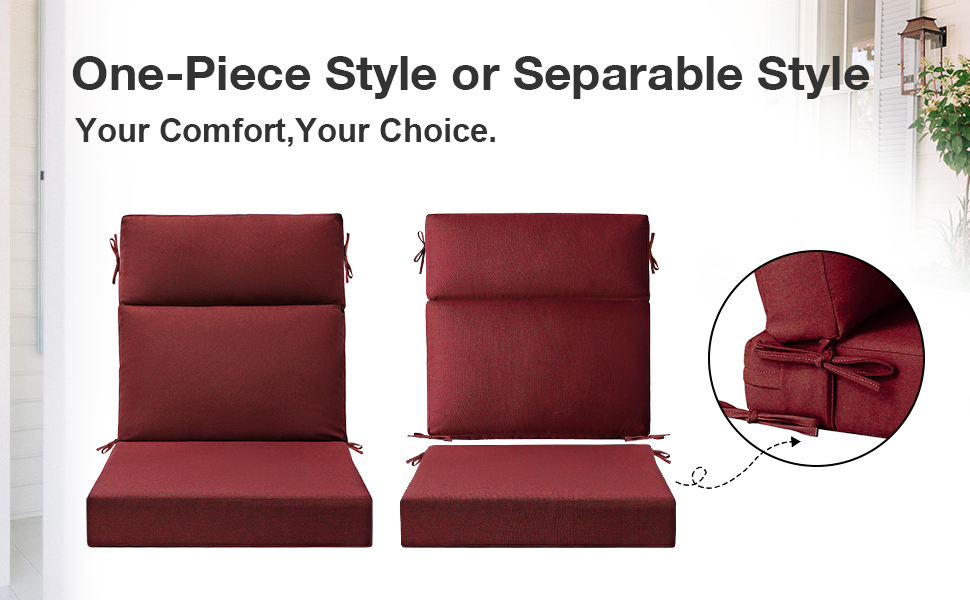 Unimatta Outdoor 44" x21" High Back Cushion