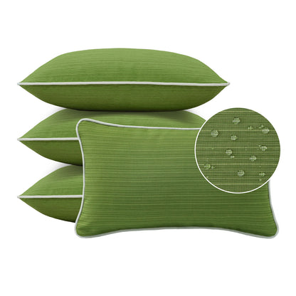 Unimatta Outdoor Pillow With Inserts Lawn Green