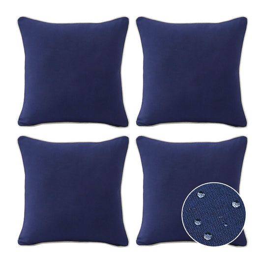 Unimatta Outdoor Pillow With Inserts Navy