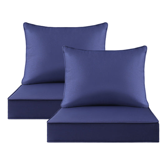 Unimatta Outdoor 24" x24" Deep Seat Cushion Navy