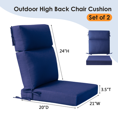 Unimatta Outdoor 44" x21" High Back Cushion