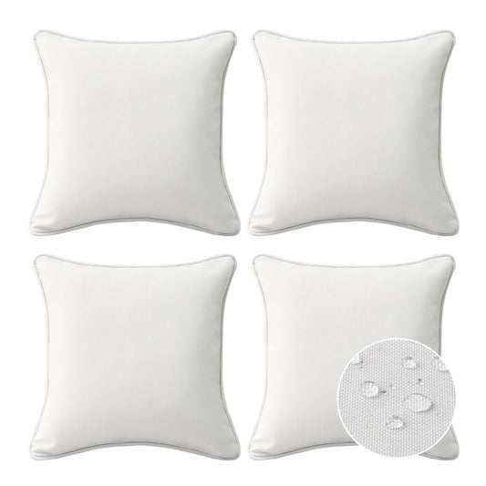 Unimatta Outdoor Pillow With Inserts Linen