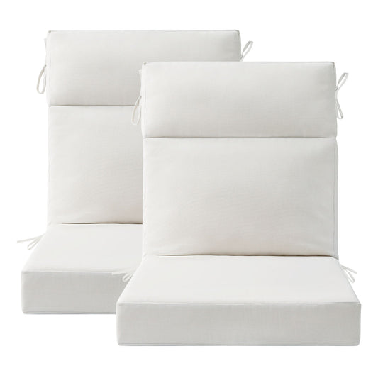 Unimatta Outdoor 44" x21" High Back Cushion Linen