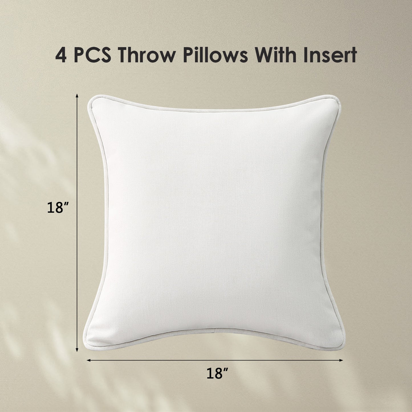 Unimatta Outdoor Pillow With Inserts