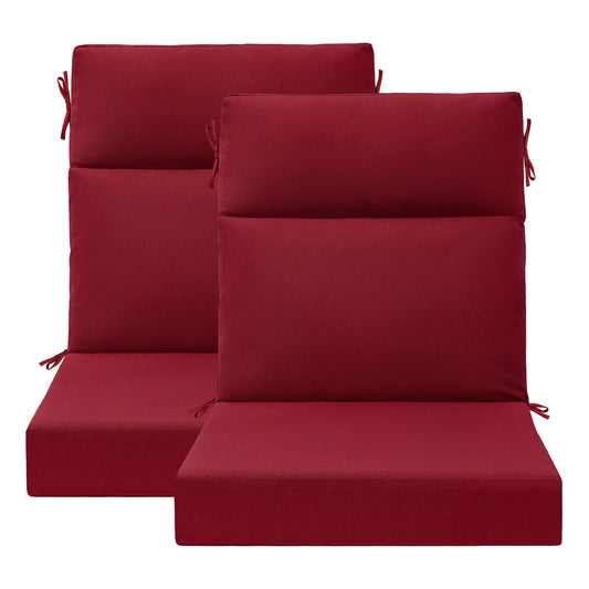 Unimatta Outdoor 44" x21" High Back Cushion Red