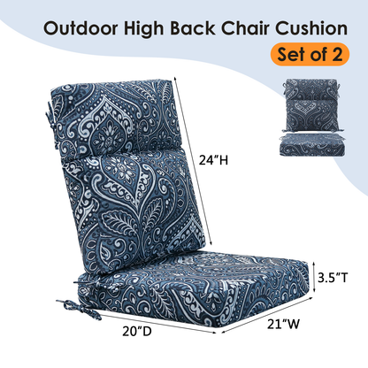 Unimatta Outdoor 44" x21" High Back Cushion