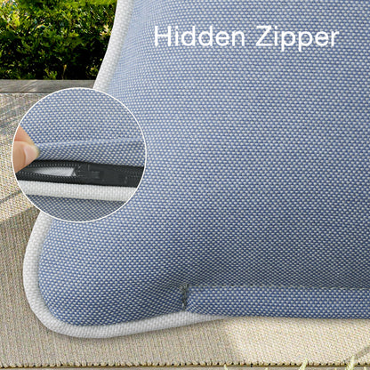 Unimatta Outdoor Pillow With Inserts Powder Blue