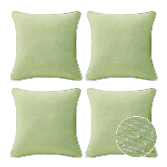 Unimatta Outdoor Pillow With Inserts Seaweed Green