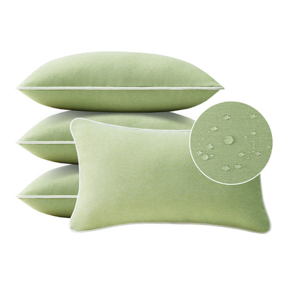 Unimatta Outdoor Pillow With Inserts Seaweed Green