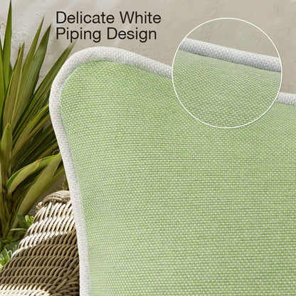 Unimatta Outdoor Pillow With Inserts Seaweed Green