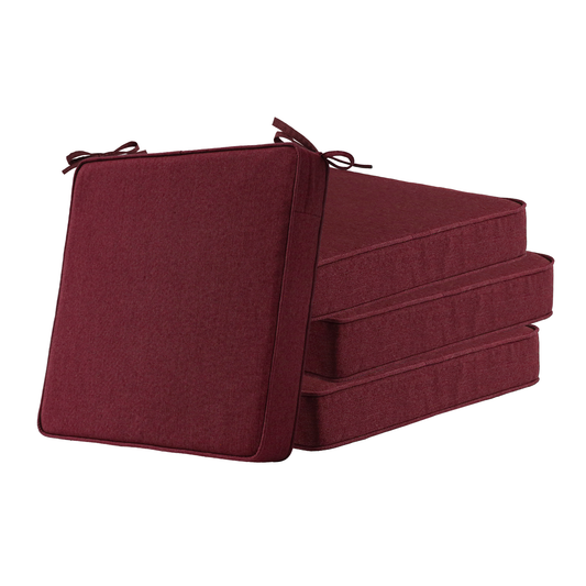 Sunbrella Outdoor 19" x19" Seat Cushion Spectrum Ruby