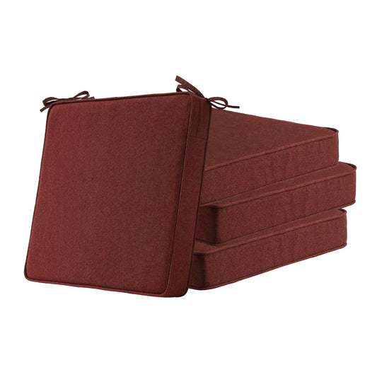 Sunbrella Outdoor 19" x19" Seat Cushion Spectrum Brick