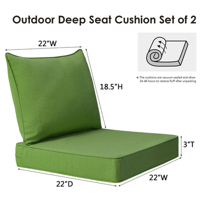 Unimatta Outdoor 24" x24" Deep Seat Cushion