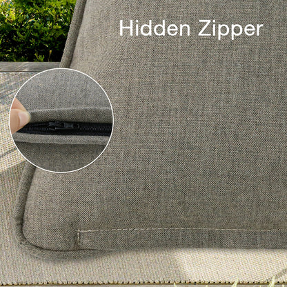 Sunbrella Outdoor Pillow With Inserts Cast Shale