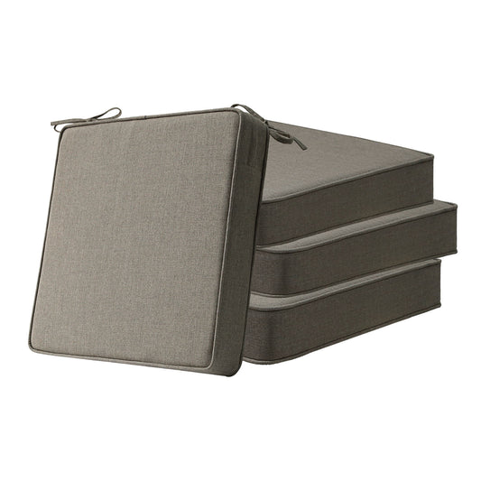 Sunbrella Outdoor 19" x19" Seat Cushion Cast Shale