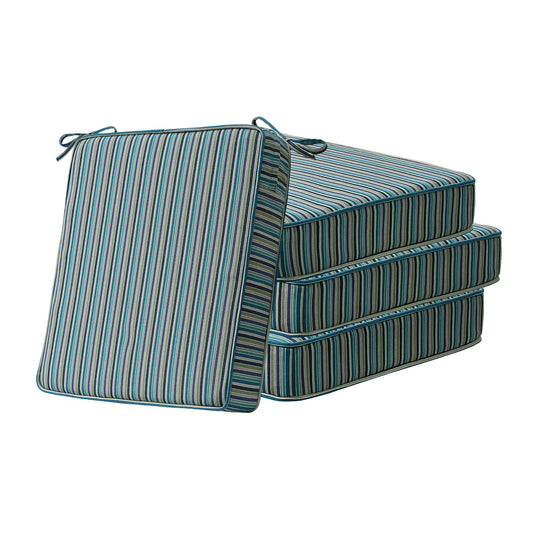 Sunbrella Outdoor 19" x19" Seat Cushion Swell Turquoise