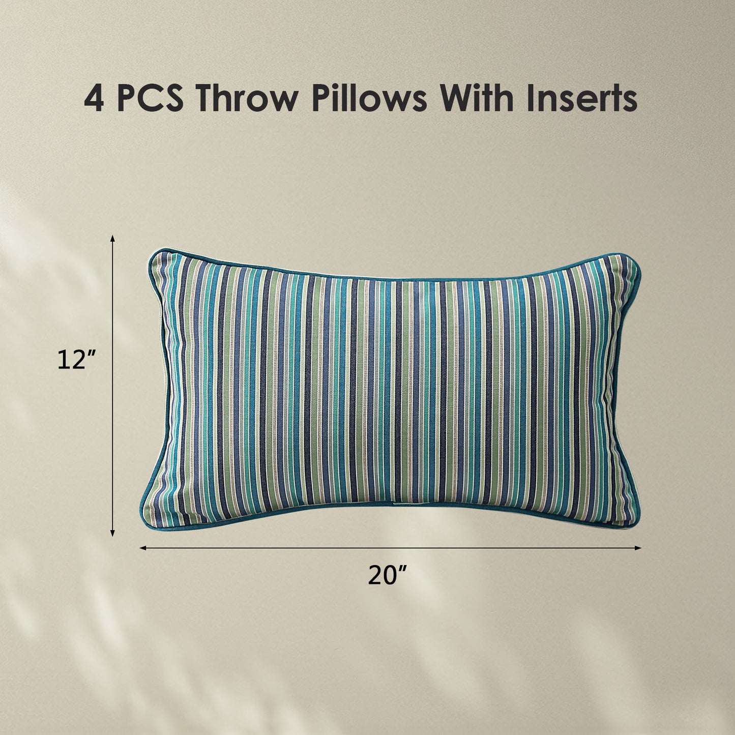 Unimatta Outdoor Pillow With Inserts