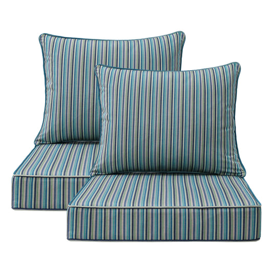 Sunbrella Outdoor 24" x24" Deep Seat Cushion Swell Turquoise