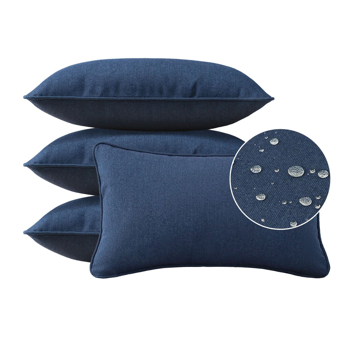 Sunbrella Outdoor  Pillow With Inserts Specrtum indigo