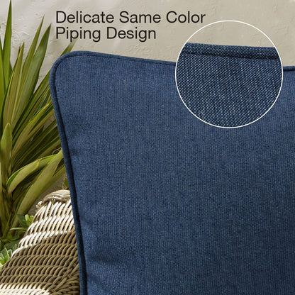 Sunbrella Outdoor  Pillow With Inserts Specrtum indigo