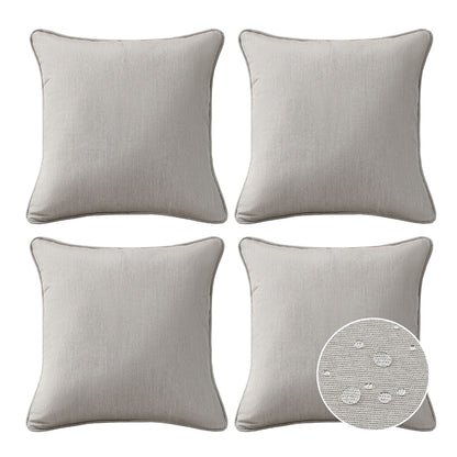 Sunbrella Outdoor  Pillow With Inserts Specrtum Pebble