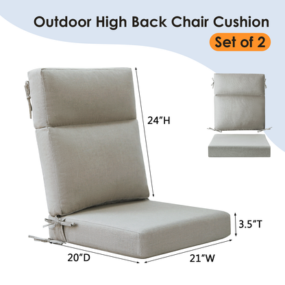 Unimatta Outdoor 44" x21" High Back Cushion