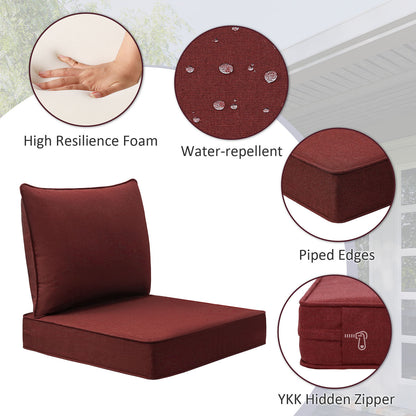 Sunbrella Outdoor 24" x24" Deep Seat Cushion Spectrum Brick