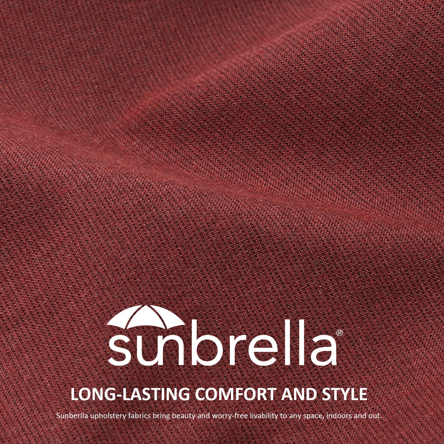 Sunbrella Outdoor 24" x24" Deep Seat Cushion Spectrum Brick