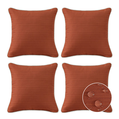 Unimatta Outdoor Pillow With Inserts Tangerine