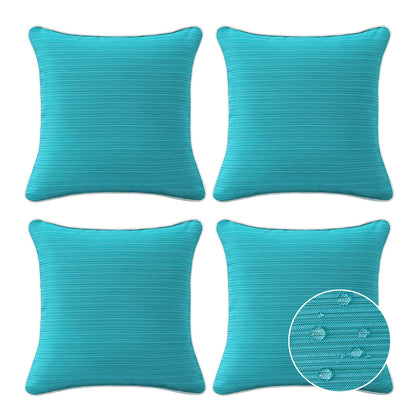 Unimatta Outdoor Pillow With Inserts Turquoise